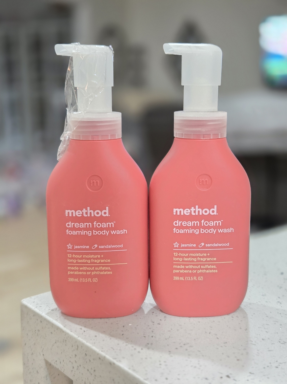 METHOD Dream Foam Foaming Body Wash - Pink (Jasmine & Sandalwood) X2